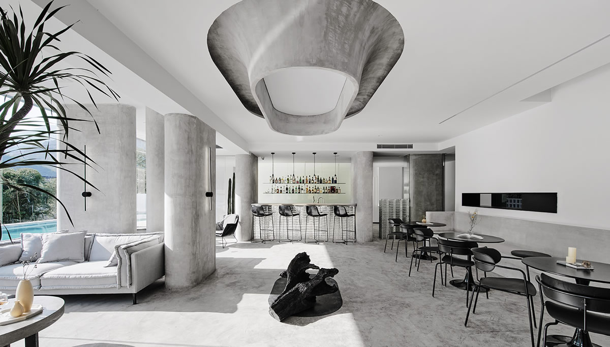 “白+灰”簡約風(fēng)格民宿休閑廳(圖2) “白+灰”簡約風(fēng)格民宿休閑廳(圖2)