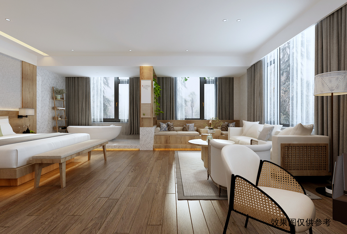 厵村CG02民宿現(xiàn)代套房裝修(圖5) 厵村CG02民宿現(xiàn)代套房裝修(圖5)