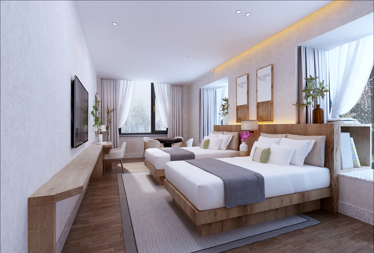 巢湖厵村民宿現(xiàn)代田園風格民宿設(shè)計裝修(圖4) 巢湖厵村民宿現(xiàn)代田園風格民宿設(shè)計裝修(圖4)