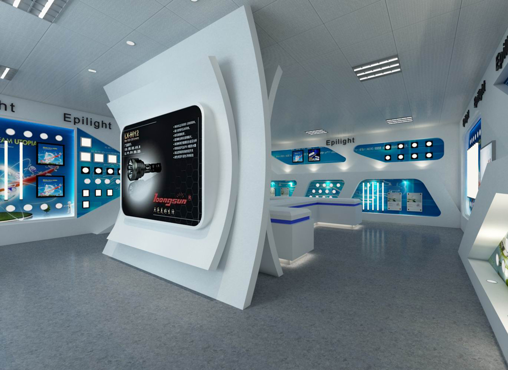 合肥彩紅藍光科技LED燈展廳裝修(圖3) 合肥彩紅藍光科技LED燈展廳裝修(圖3)