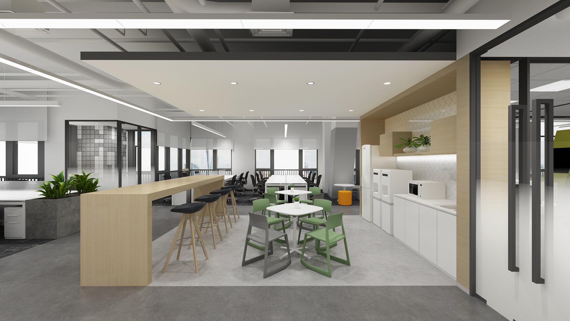 新華大廈2100平簡(jiǎn)約風(fēng)辦公室裝修(圖3) 新華大廈2100平簡(jiǎn)約風(fēng)辦公室裝修(圖3)