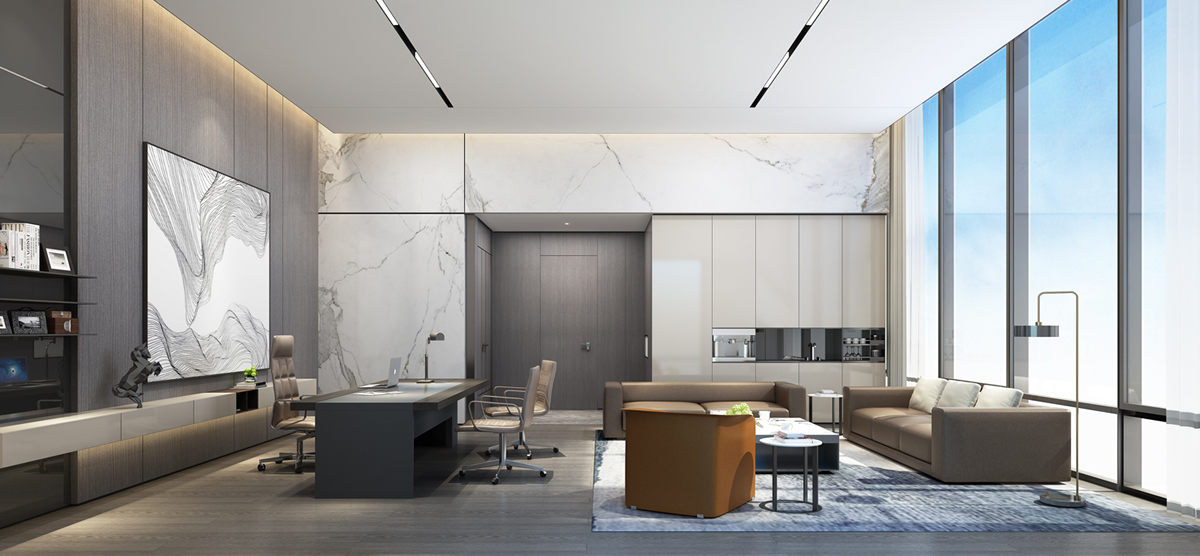 安徽永昌新材料3400平極簡風辦公樓裝修(圖6) 安徽永昌新材料3400平極簡風辦公樓裝修(圖6)