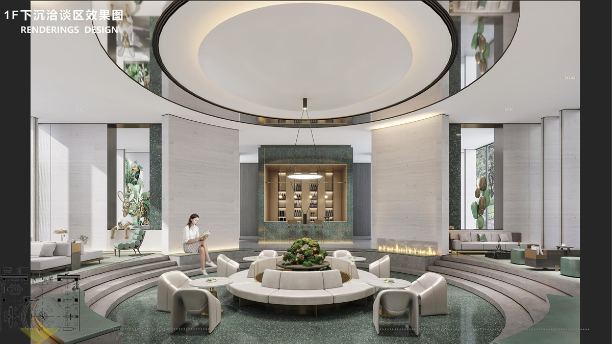 合肥·茂灣售樓部現(xiàn)代混搭風(fēng)格裝飾裝修工程(圖5) 合肥·茂灣售樓部現(xiàn)代混搭風(fēng)格裝飾裝修工程(圖5)