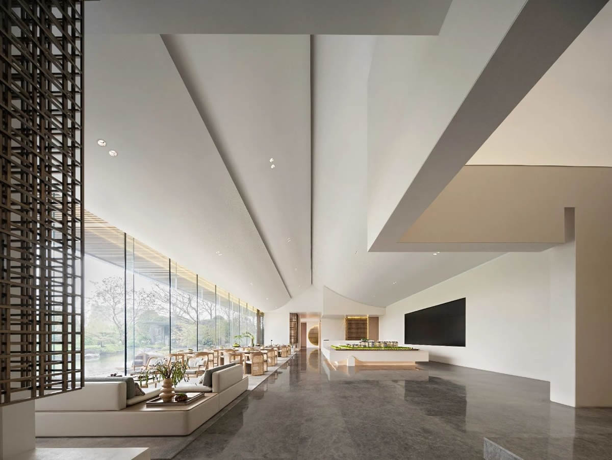 廣德·中糧江山譽(yù)景售樓部新中式裝飾裝修工程(圖3) 廣德·中糧江山譽(yù)景售樓部新中式裝飾裝修工程(圖3)