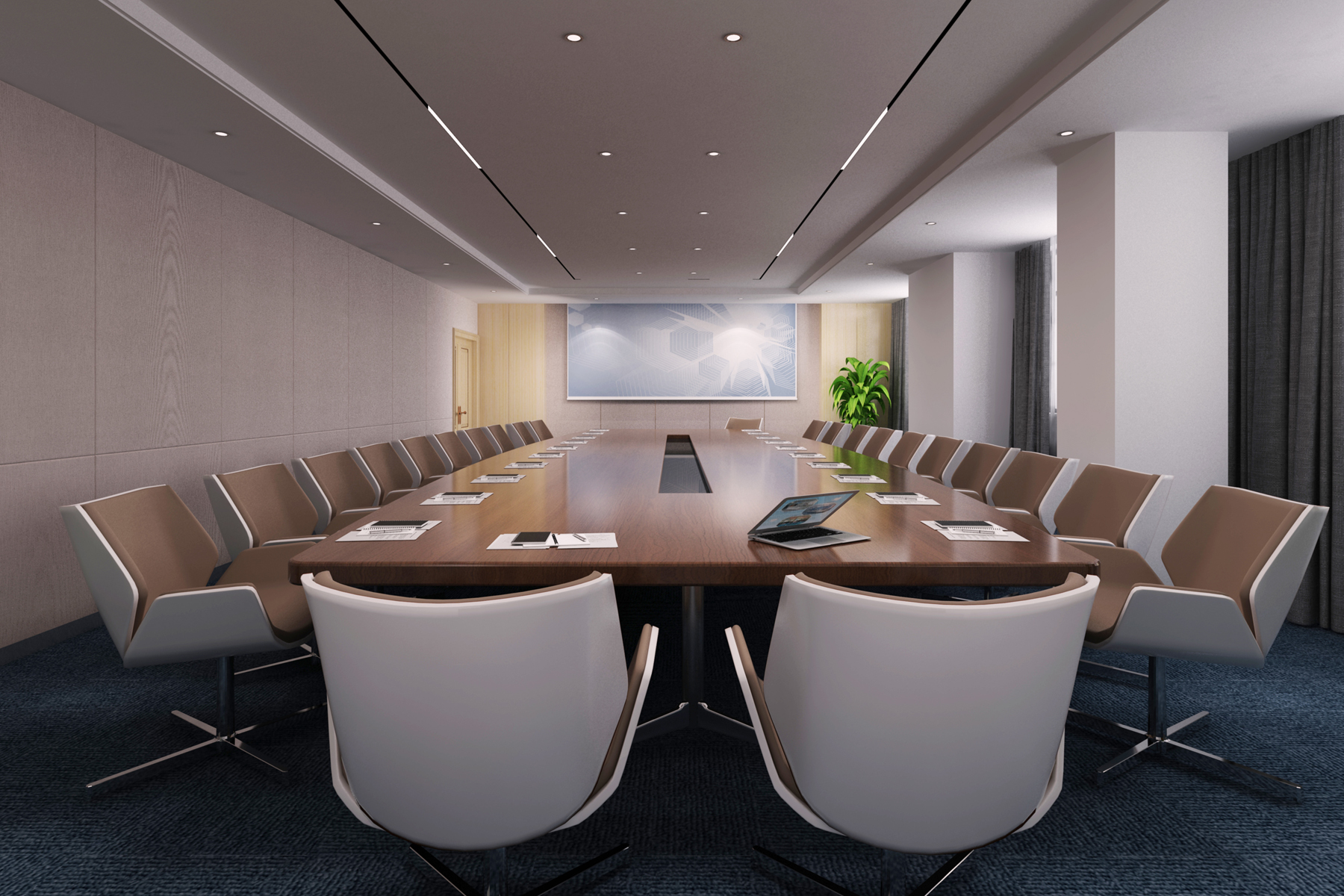 華新智能設備4000平方辦公樓改造裝修工程(圖6) 會議室2.jpg