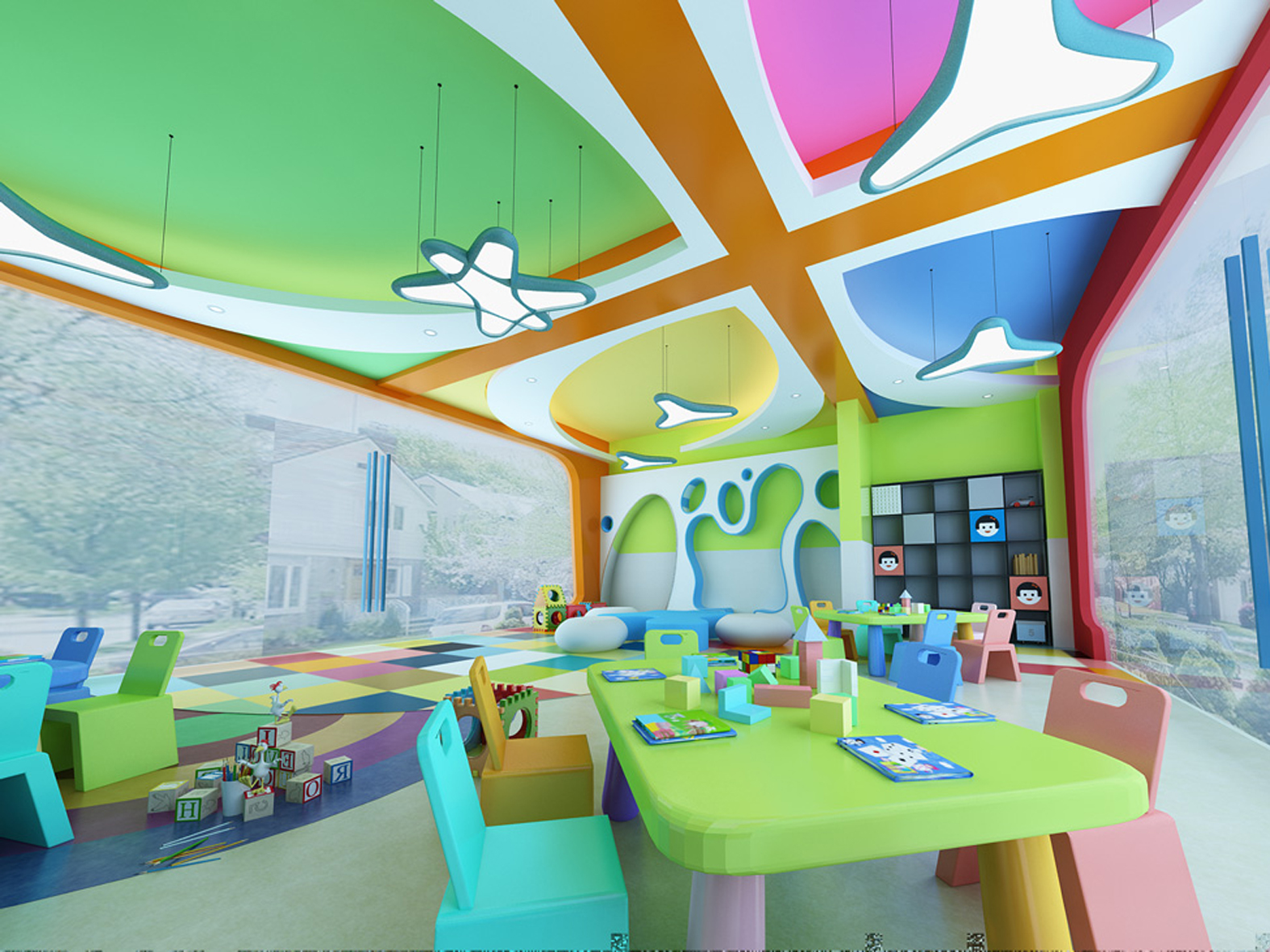 肥東2000平方幼兒園裝修設(shè)計(jì)(圖1) 1-210P51J4501541.jpg