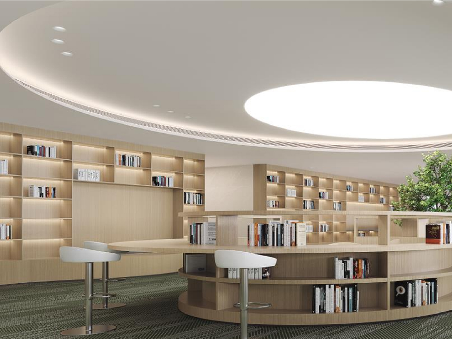 滁州3200平方辦公樓內(nèi)部員工休閑區(qū)裝修設(shè)計案例(圖1) 1.jpg