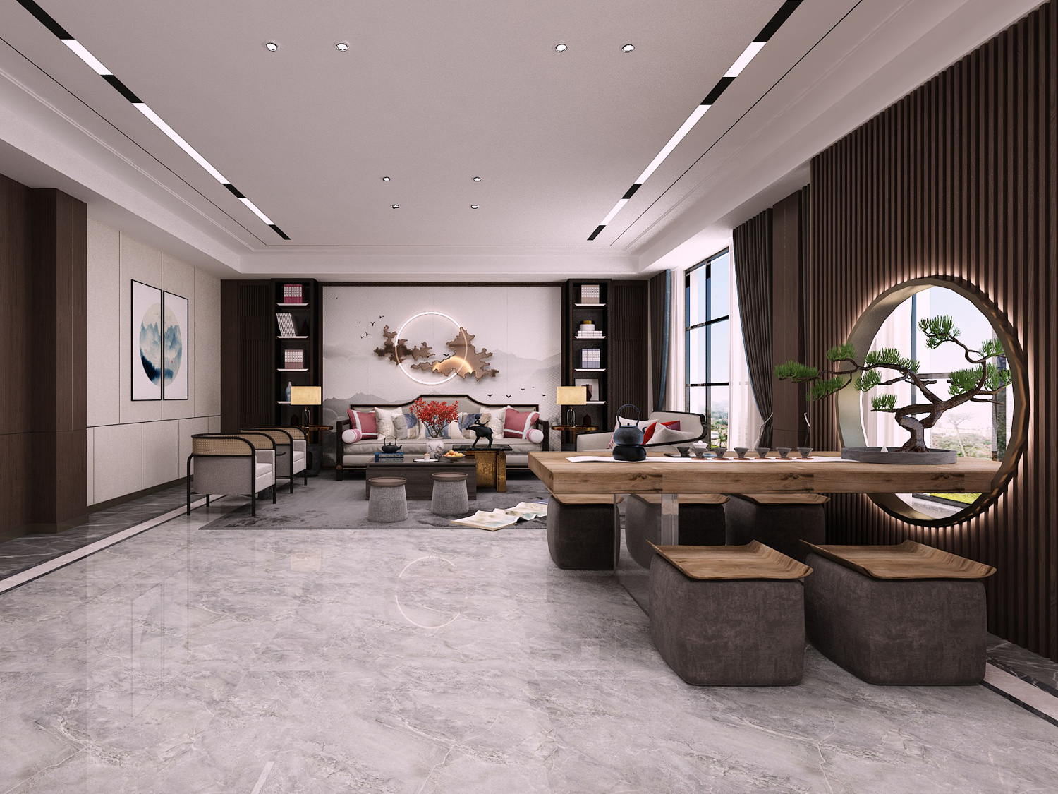 安徽半山裝飾帶你了解新中式辦公室裝修(圖2) 3.jpg