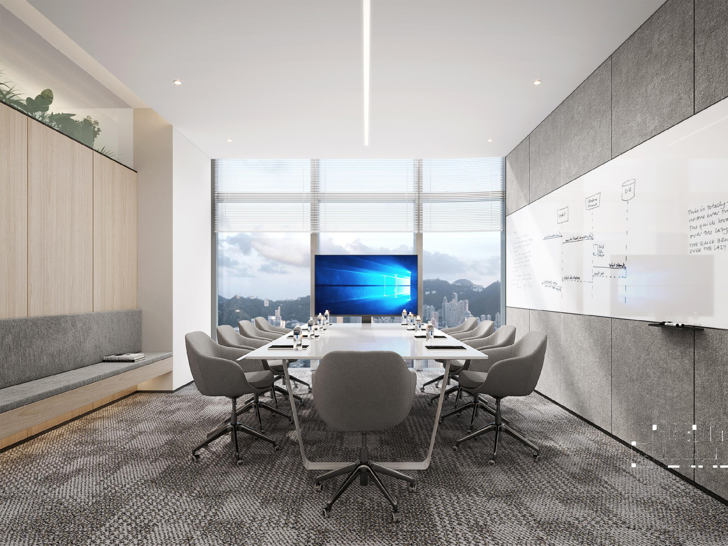 安徽合肥1000平方簡約風辦公室裝修設計案例(圖3) 3.jpg