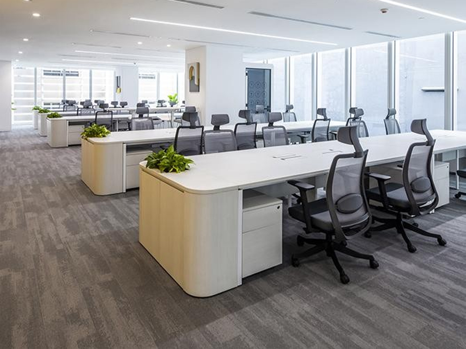 滁州1200平方簡(jiǎn)約風(fēng)辦公室裝修設(shè)計(jì)案例(圖1) 1.jpg