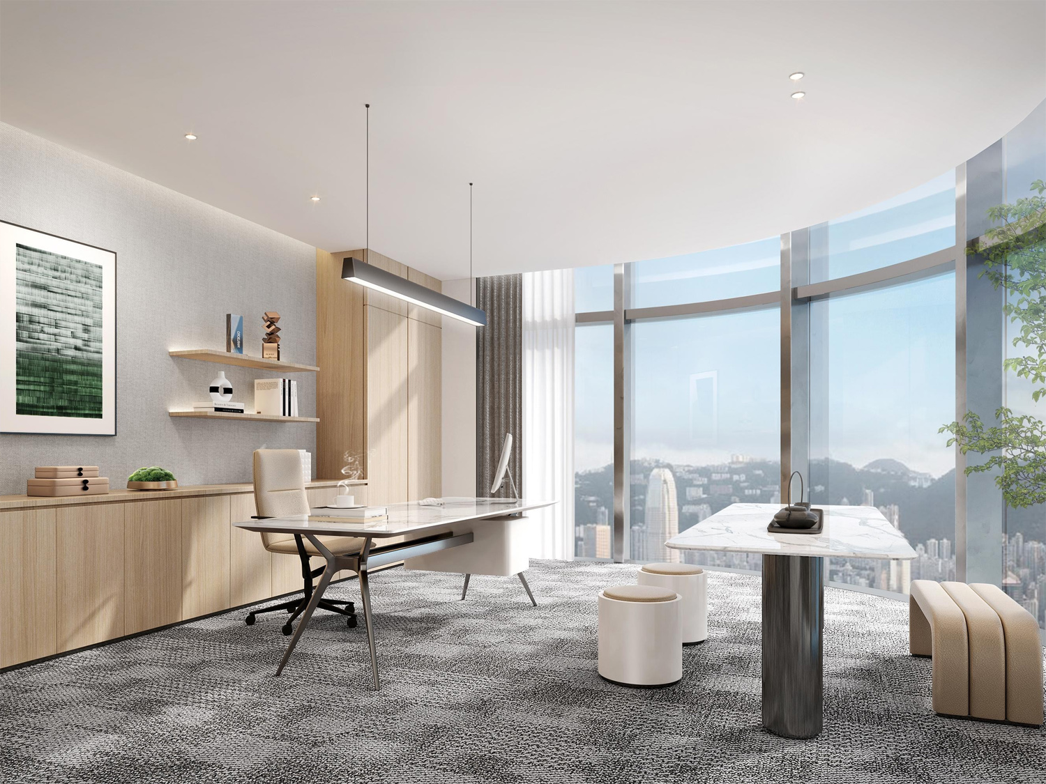 辦公室裝修-辦公家具尺寸大全(圖2) 2.jpg