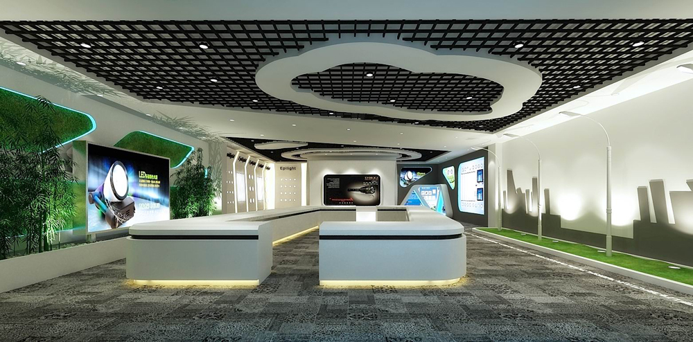 合肥彩紅藍光科技LED燈展廳裝修B方案(圖2) 合肥彩紅藍光科技LED燈展廳裝修B方案(圖2)