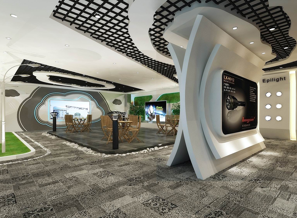 合肥彩紅藍光科技LED燈展廳裝修B方案(圖6) 合肥彩紅藍光科技LED燈展廳裝修B方案(圖6)