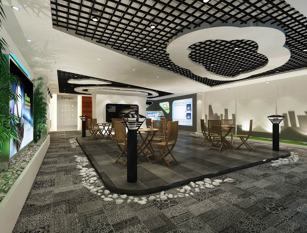 合肥彩紅藍光科技LED燈展廳裝修B方案(圖5) 合肥彩紅藍光科技LED燈展廳裝修B方案(圖5)