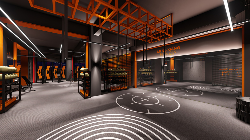 合肥2000平方啟動(dòng)鍵-健身房裝修(圖1) 合肥2000平方啟動(dòng)鍵-健身房裝修(圖1)