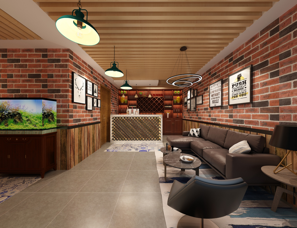 合肥瑤海區(qū)1500平方餐廳裝修設計案例(圖1)