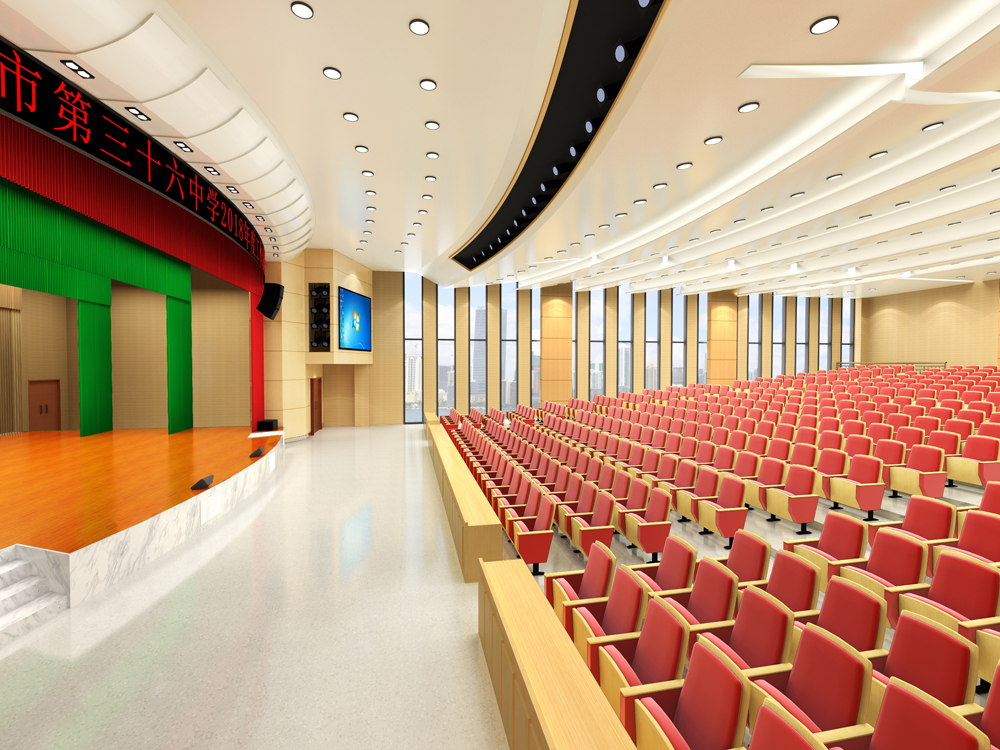 合肥市第三十六中報(bào)告廳裝修(圖2) 合肥市第三十六中報(bào)告廳裝修(圖2)