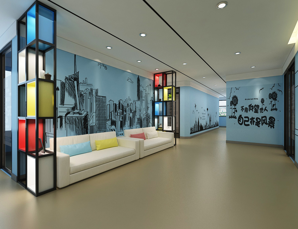 優(yōu)邦學(xué)-中小學(xué)培訓(xùn)機構(gòu)裝修設(shè)計(圖2)